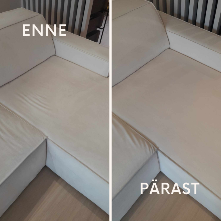 Enne-pärast foto diivan