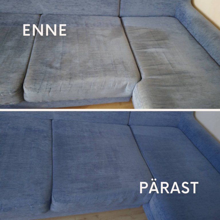 Enne-pärast hall diivan