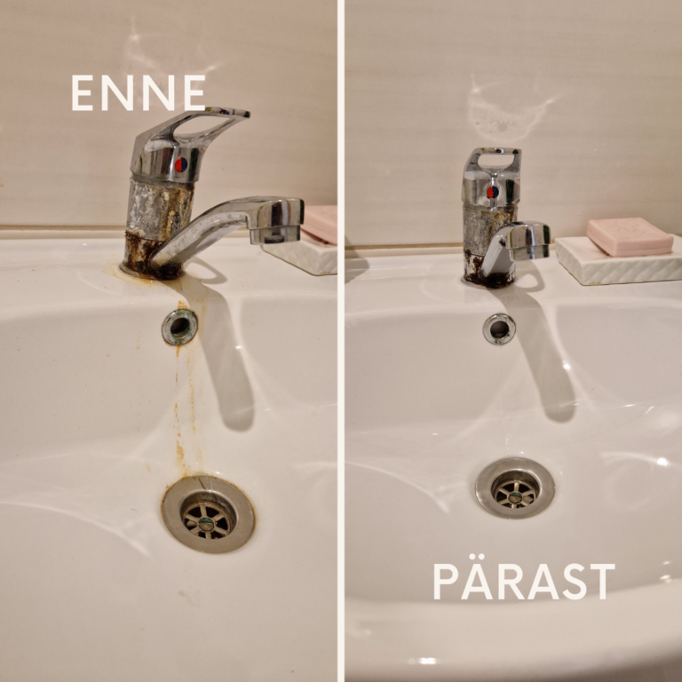 Enne-pärast kraanikauss