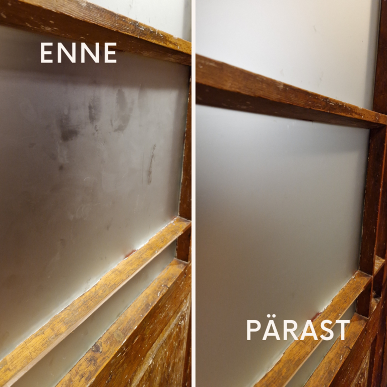 Enne-pärast ukseklaas