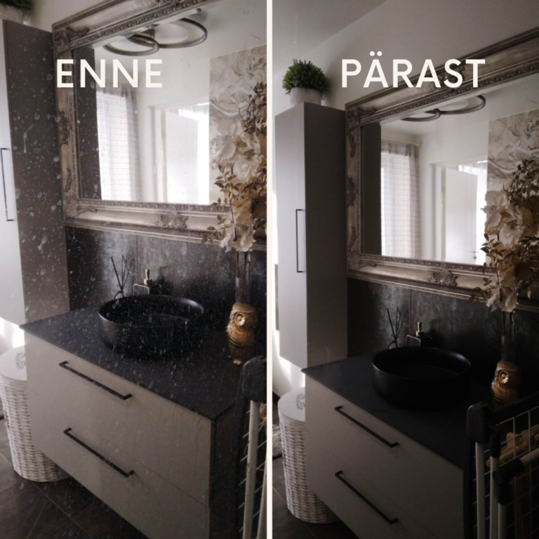 Enne-pärast vannituba